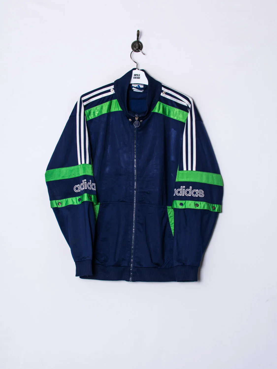 Adidas Blue & Green Track Jacket