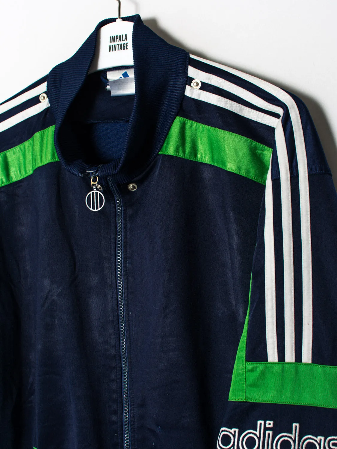 Adidas Blue & Green Track Jacket