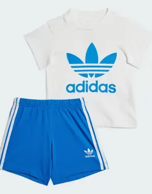 Adidas Conjunto camiseta y pantalón corto Trefoil