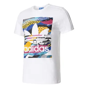 Adidas Originals L.A Box Graphic Trefoil Tee (white/multicolor)