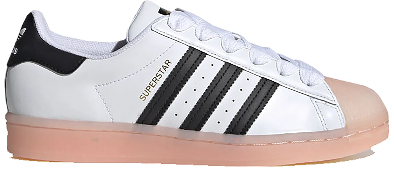 adidas Originals Superstar White Black Haze Coral W