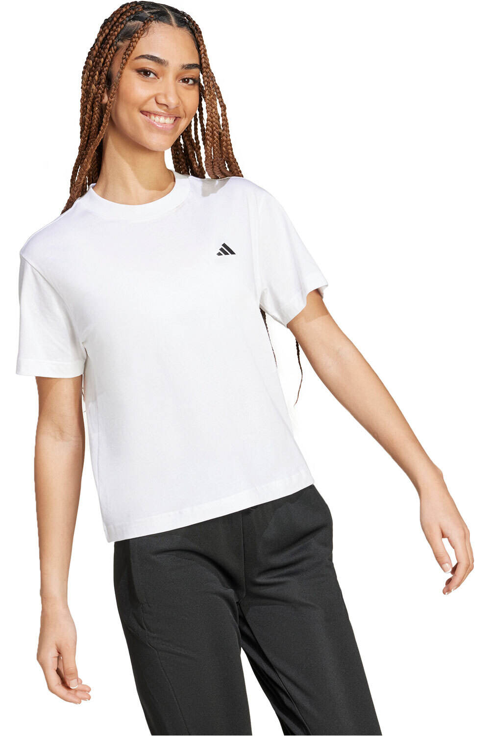 adidas ESSENTIALS SMALL LOGO Camiseta Manga Corta Mujer