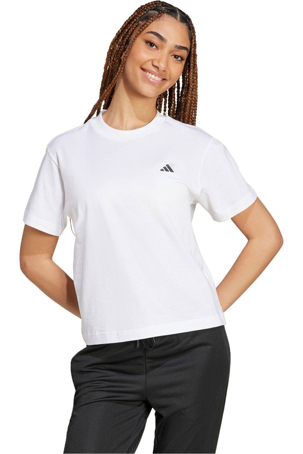 adidas ESSENTIALS SMALL LOGO Camiseta Manga Corta Mujer