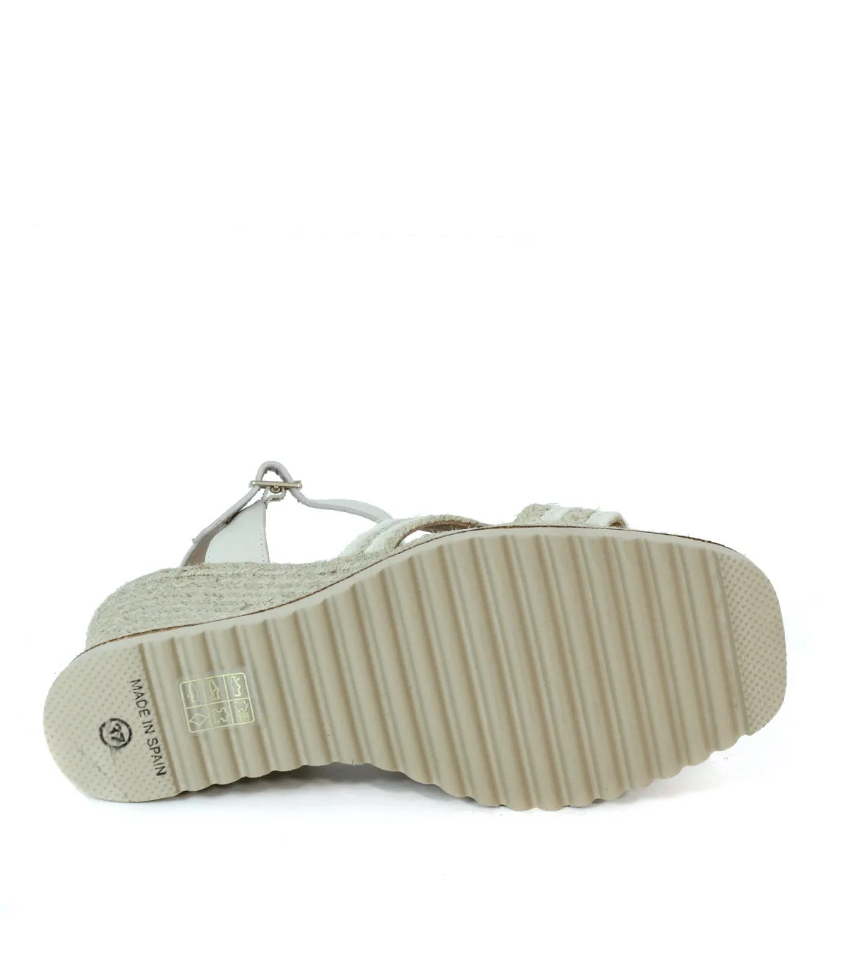 ALPARGATAS DE CUTE CON CUÑA CASTELLER 872 BEIGE