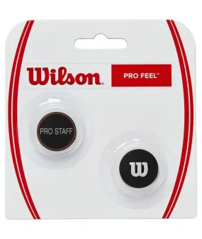 Antivibradores Wilson Pro Feel  Staff Dampeners Negro