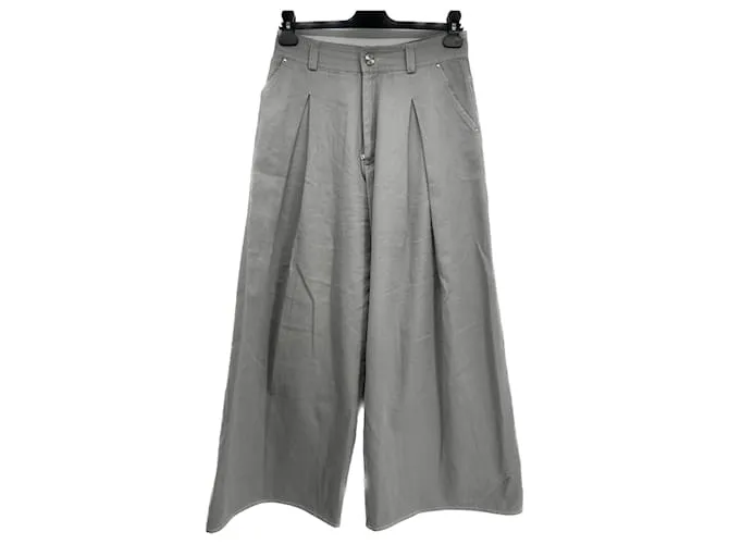 Autre Marque Pantalón NYNNE T.fr 34 Algodón Gris 