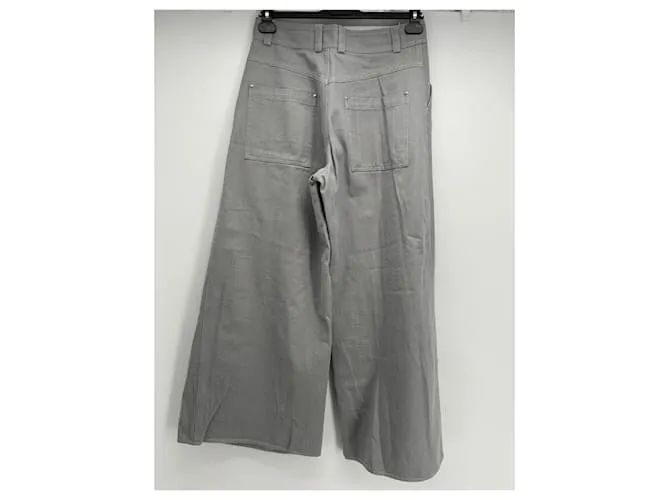 Autre Marque Pantalón NYNNE T.fr 34 Algodón Gris 