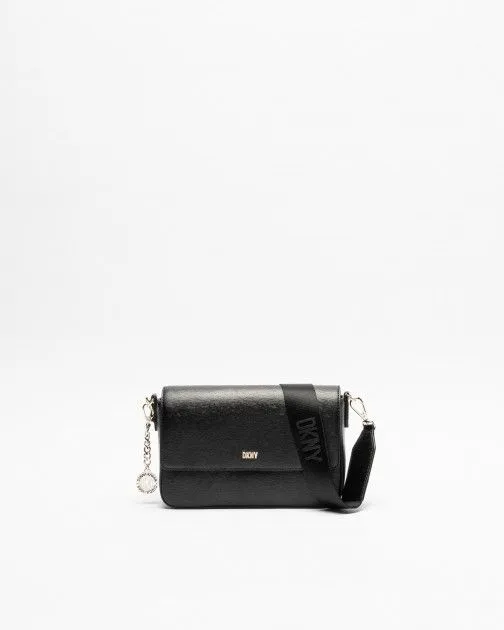 Bandolera Dkny Bryant Park MD Flap Negro