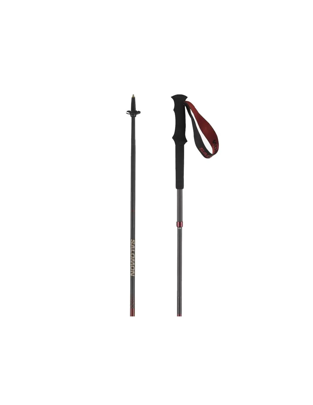 Bastones de Montaña Salomon Poles Quest Carbon Foldable Madder