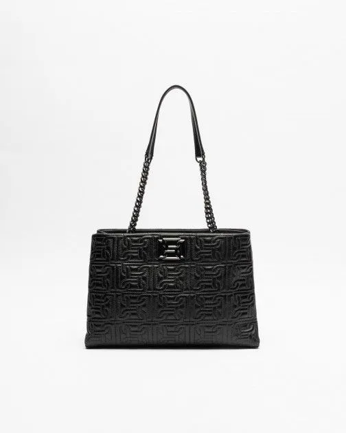 Bolso de hombro Dkny Delanie Negro