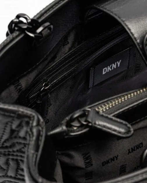 Bolso de hombro Dkny Delanie Negro