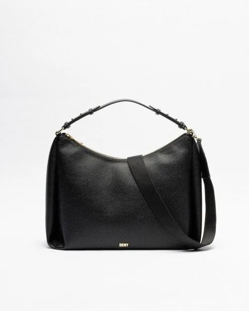 Bolso de hombro Dkny Hailey Negro