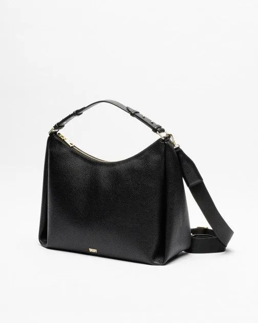 Bolso de hombro Dkny Hailey Negro