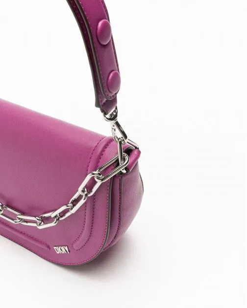 Bolso de hombro Dkny Orion Morado