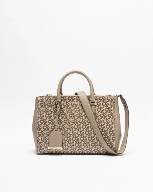 Bolso de mano Dkny Belle Stachel Beige