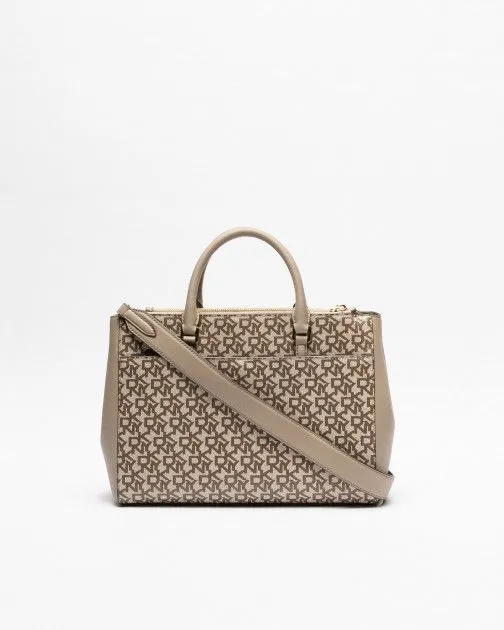 Bolso de mano Dkny Belle Stachel Beige