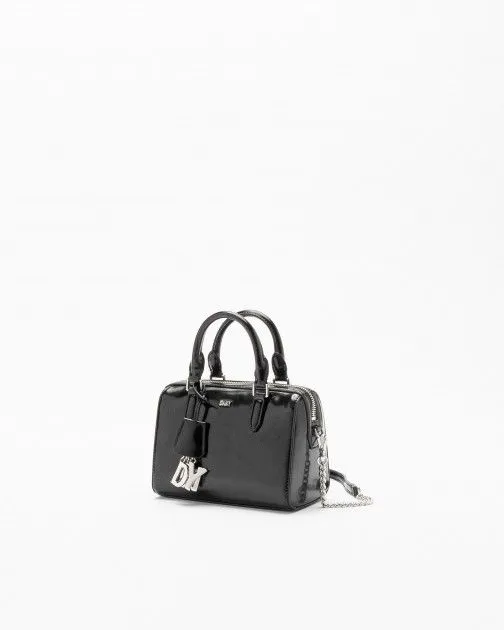 Bolso de mano Dkny Paige SM Duffle Negro