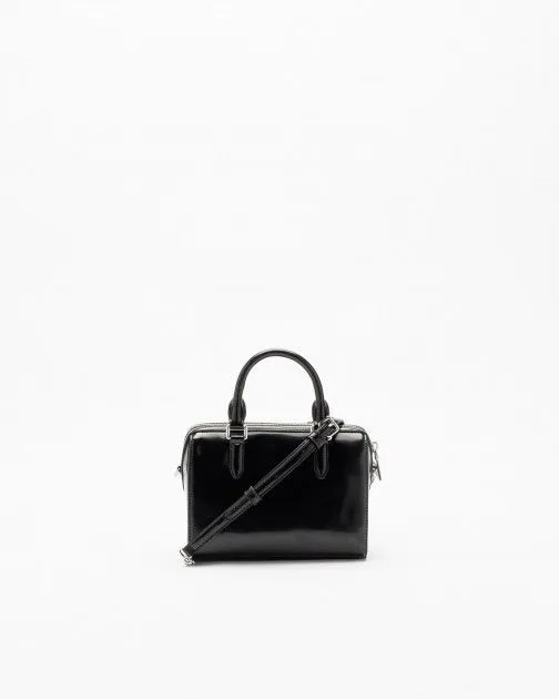 Bolso de mano Dkny Paige SM Duffle Negro