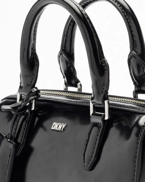 Bolso de mano Dkny Paige SM Duffle Negro