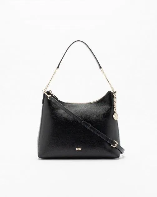 Bolso hobo Dkny Bryant Conv Hobo Negro