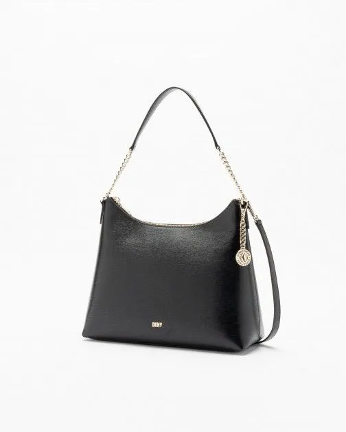 Bolso hobo Dkny Bryant Conv Hobo Negro