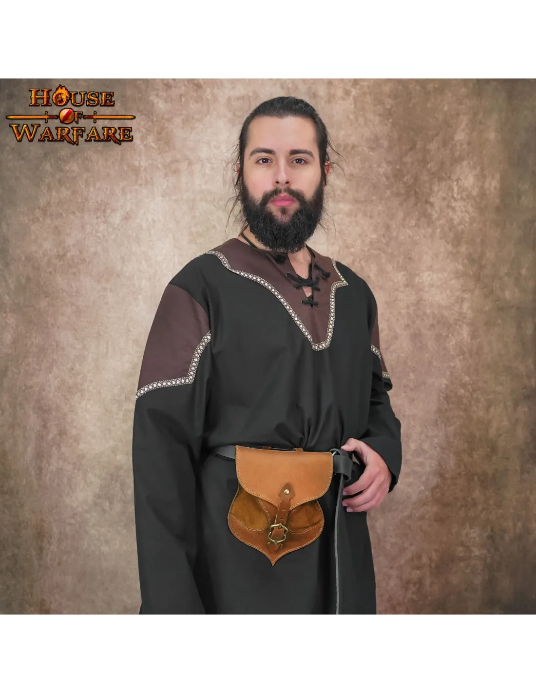 Bolso medieval fantasy warrior - marrón