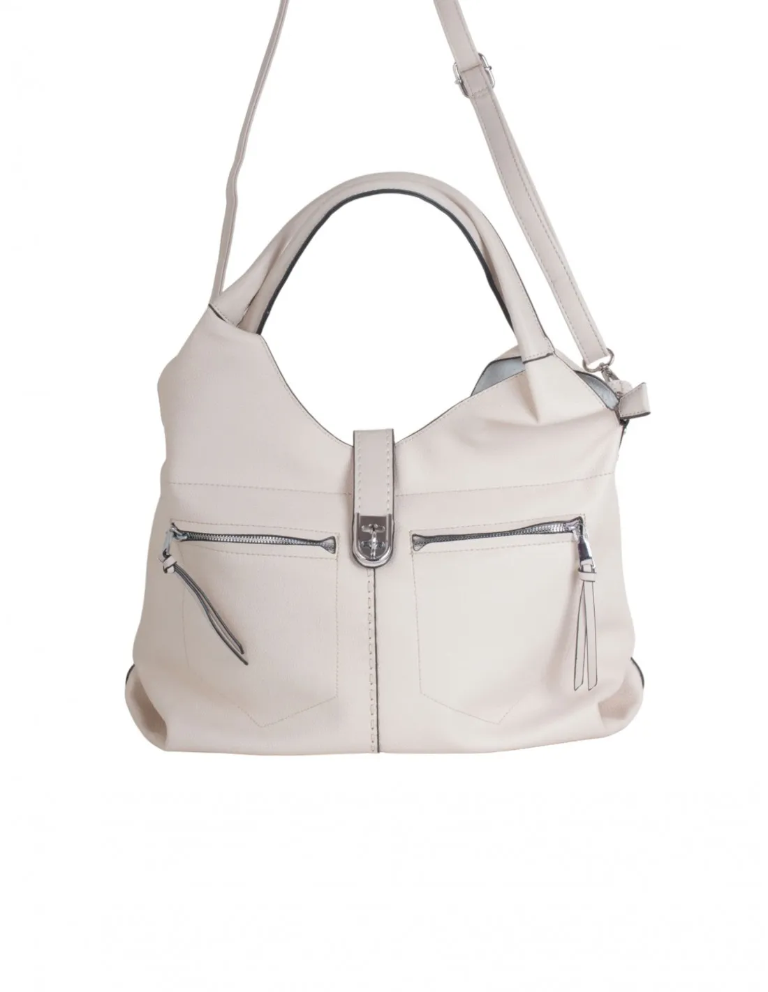 Bolso Shopper Grande Beige