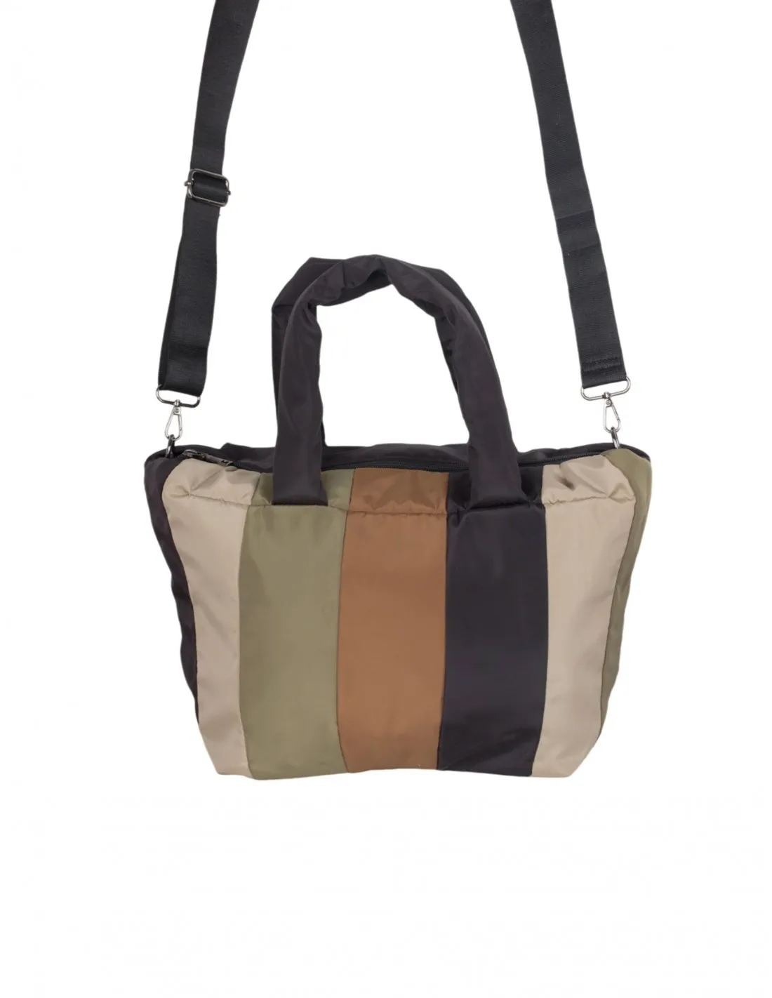 Bolso Shopper Nylon Rayas