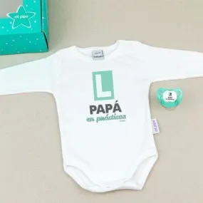 Cajita regalo bebé Papá en Prácticas