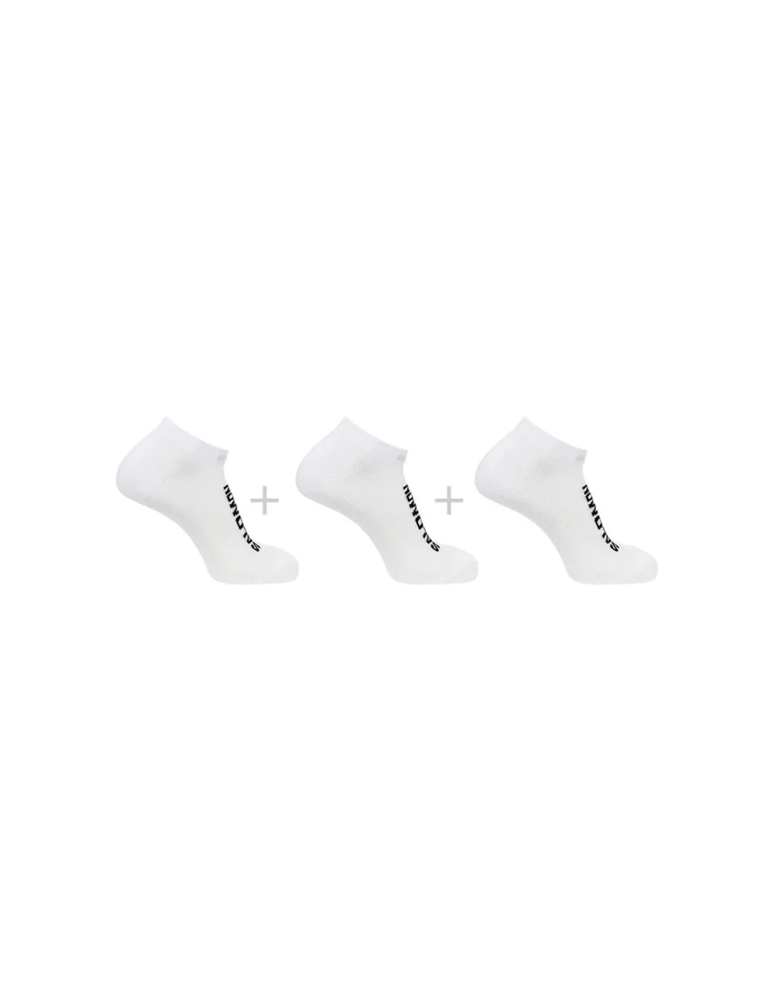 Calcetines de Fitness Salomon Everyday Low Blanco