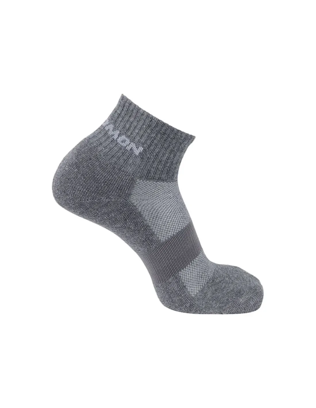 Calcetines de Fitness Salomon Sunday Smart Crew Negro Gris