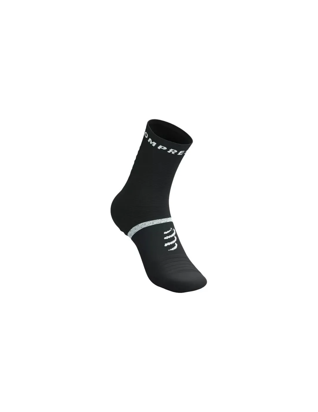 Calcetines de Running Compressport Pro Marathon V2.0 Negro/Blanco