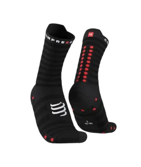 Calcetines de Running Compressport Pro Racing v4.0 Ultralight Run High Black