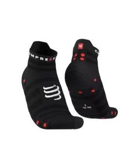 Calcetines de Running Compressport Pro Racing v4.0 Ultralight Run Low Negro