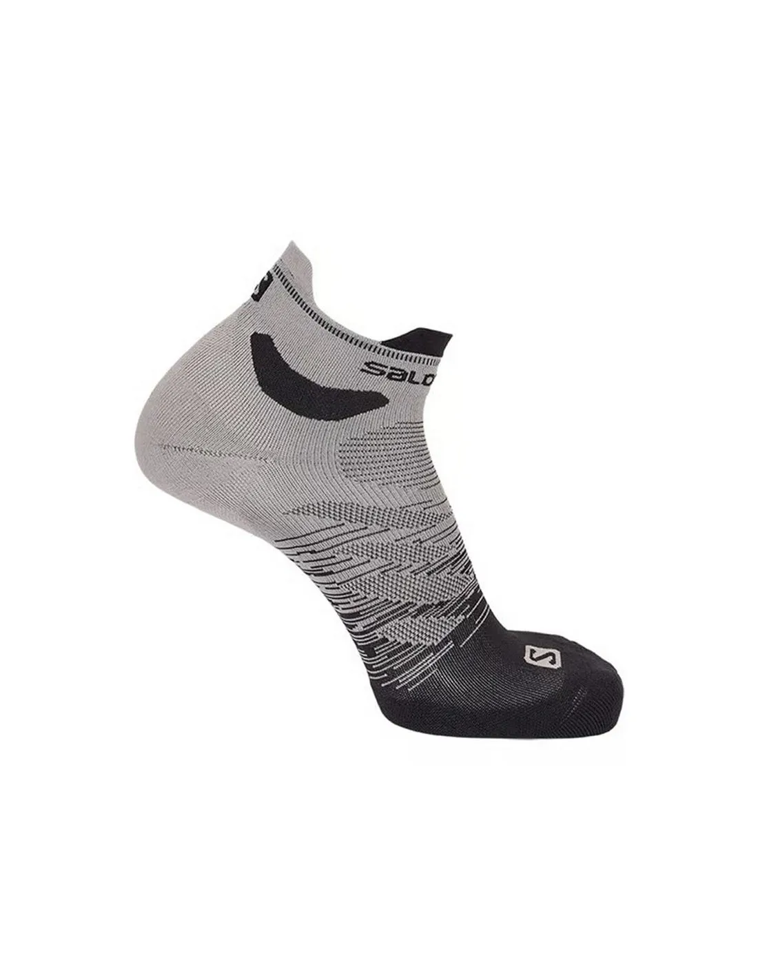 Calcetines de Running Salomon Predict Ankle Ebony Negro