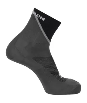 Calcetines de Running Salomon Speedcross Crew Negro Gris