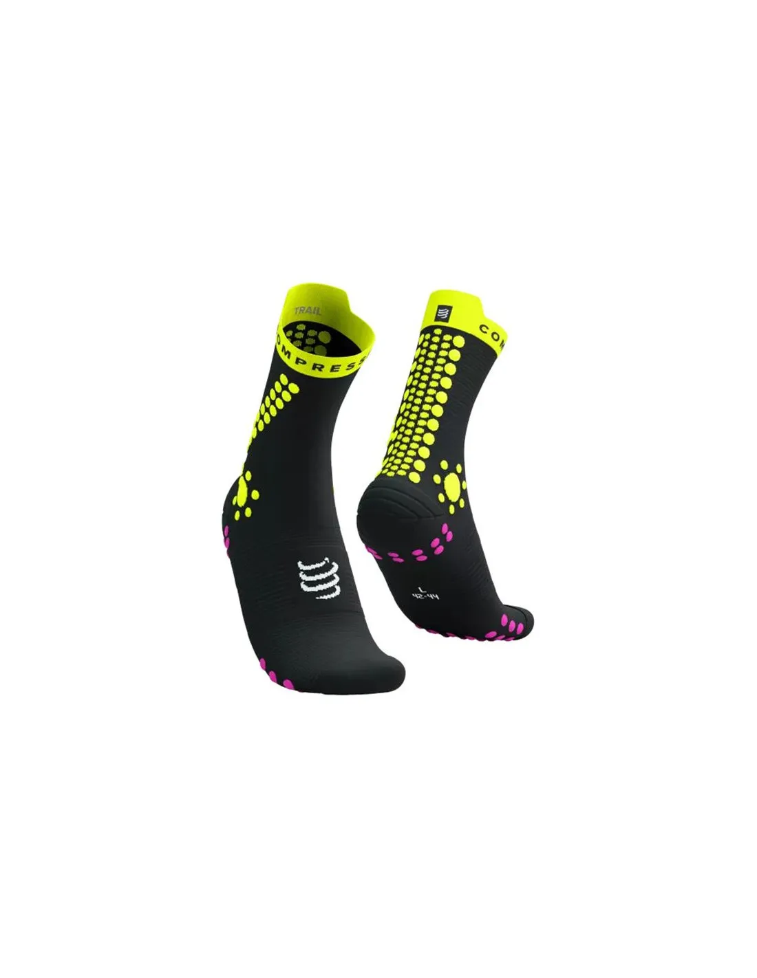 Calcetines de Trail Compressport Pro Racing v4.0 Negro