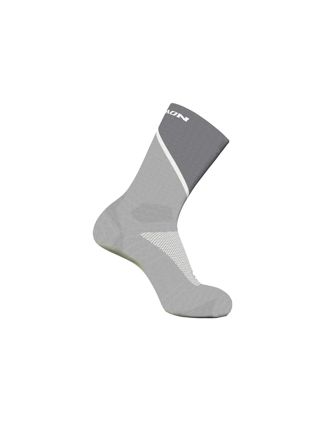 Calcetines de Trail Salomon Pulse Crew Gris