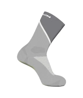 Calcetines de Trail Salomon Pulse Crew Gris