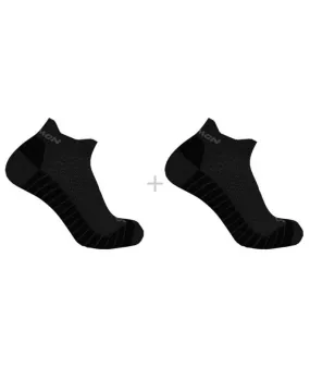 Calcetines Salomon Aero Ankle 2-Pack Negro