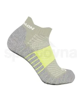 Calcetines Salomon Aero Ankle Gris/Amarillo