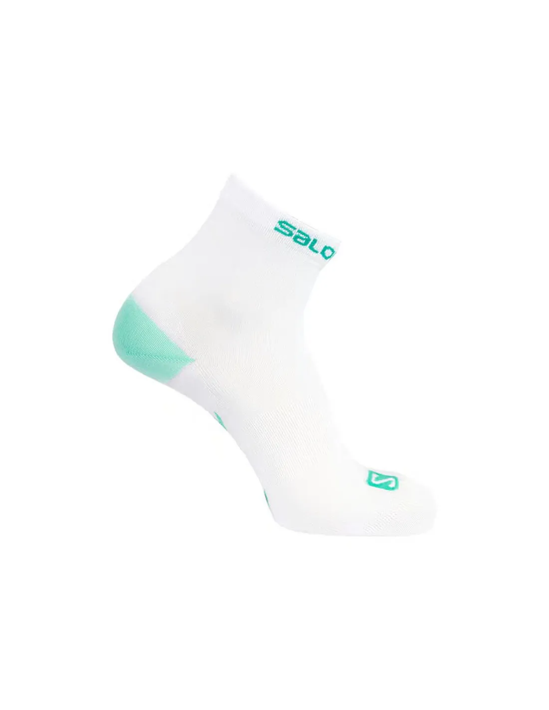 Calcetines Salomon Casual Sneakers Ankle White Turquoise Mujer