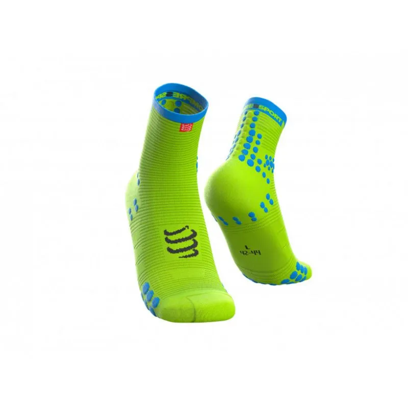 Calcetín de bicicleta Pro Racing V3.0 (fluo yellow) COMPRESSPORT