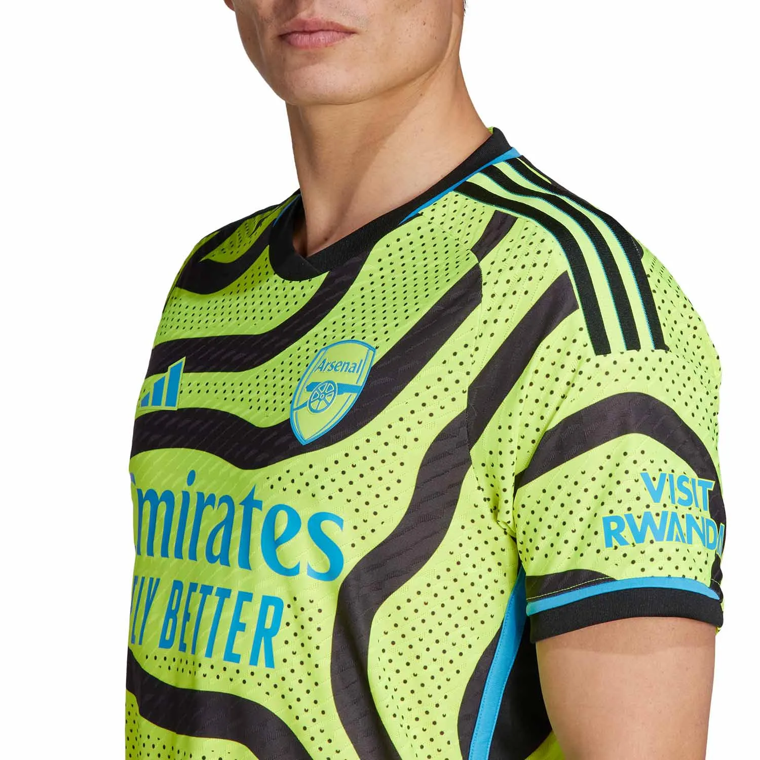 Camiseta adidas 2a Arsenal Rice 2023 2024 auténtica