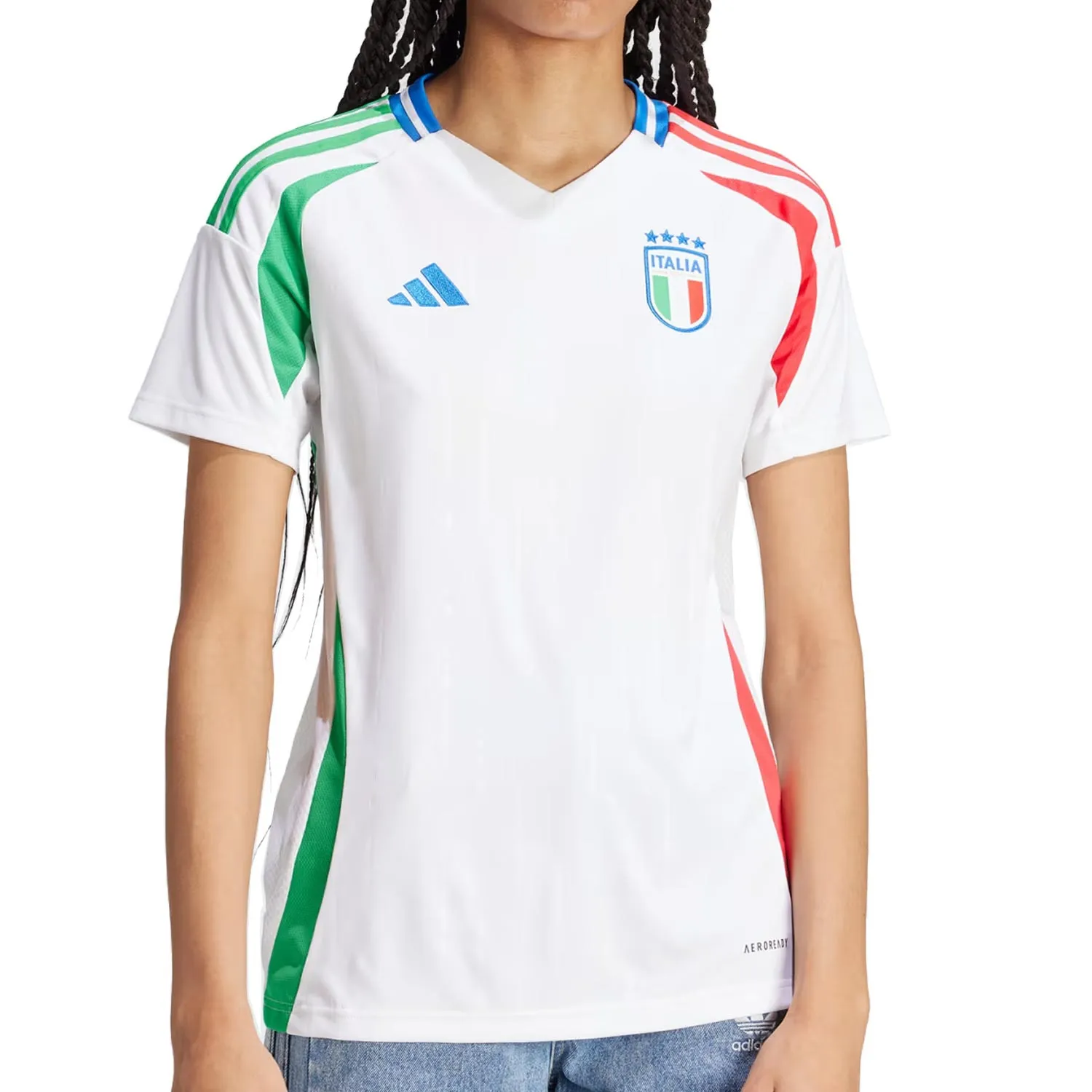 Camiseta adidas 2a Italia mujer 2024