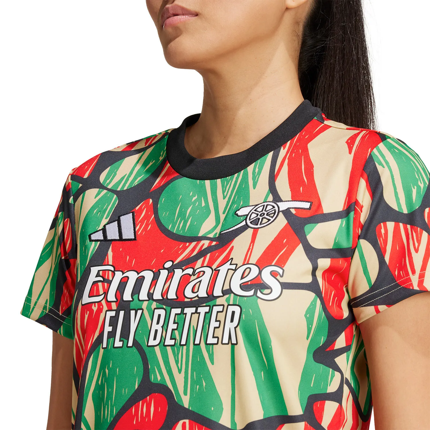 Camiseta adidas Arsenal mujer pre-match