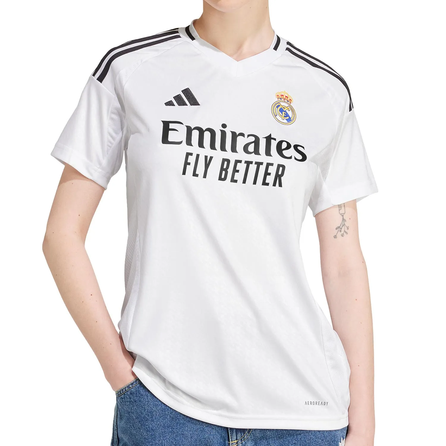 Camiseta adidas Real Madrid mujer 2024 2025