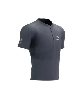 Camiseta Compressport Trail Half-Zip Fitted SS Unisex