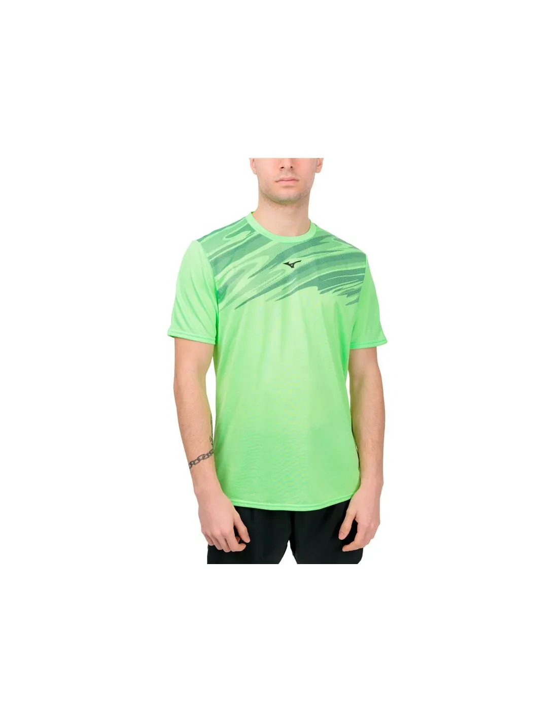 Camiseta de Fitness Mizuno Core Graphic Lima Hombre