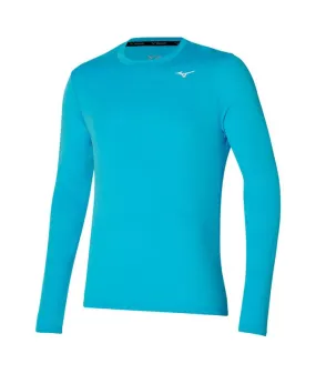 Camiseta de Fitness Mizuno Impulse Core Azul Hombre